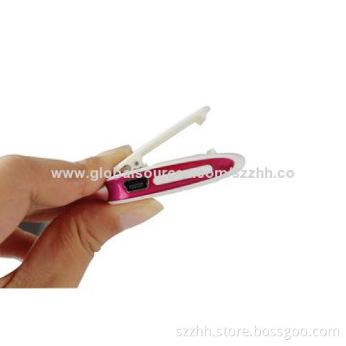 Clip Flash MP3 Players, Support MP3/WMA Music Format, Built-in Li-ion Battery